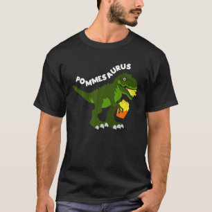French Fries Dinosaur Rex Fast Food T-Shirt