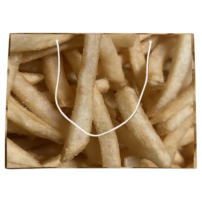 French Fries Große Geschenktüte (Vorderseite)