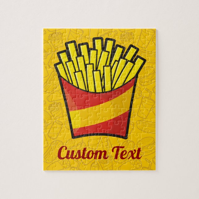 French Fries Jigsaw Puzzle (Vertikal)