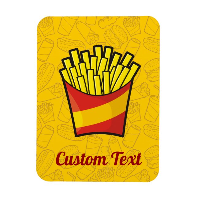 French Fries Magnet (Vertikal)