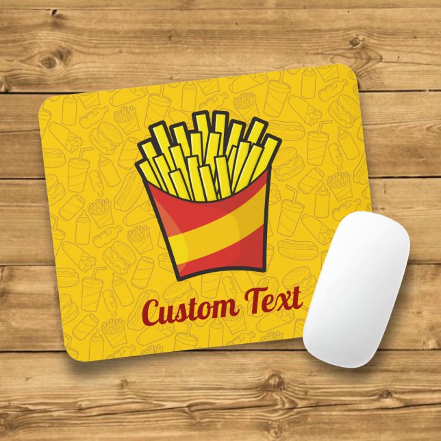 French Fries Maus Pad Mousepad (Von Creator hochgeladen)