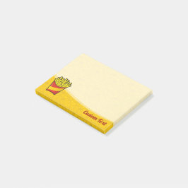 French Fries Post-it Klebezettel