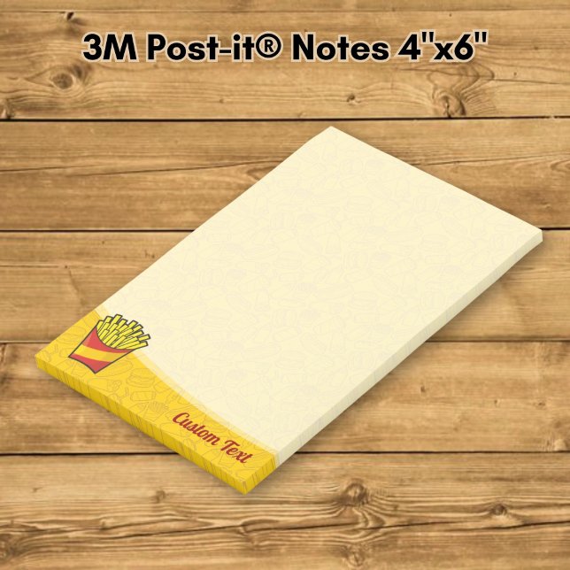 French Fries Post-it Klebezettel (Von Creator hochgeladen)