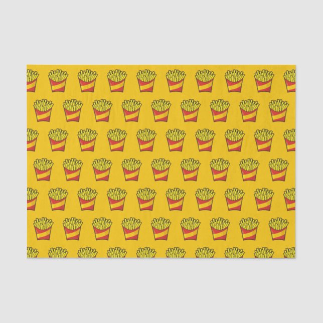 French Fries Seidenpapier (Vorderseite)