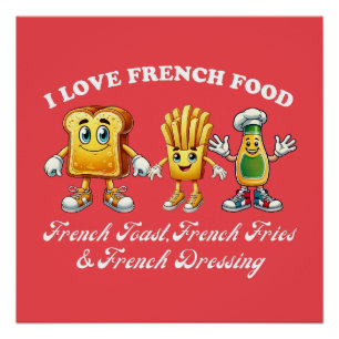 French Fries Shirt   Fries Lover Geschenk   Liebe Poster