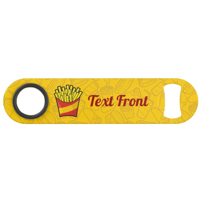 French Fries Speed Bottle Opener Flaschenöffner (Vorderseite (Horizontal))