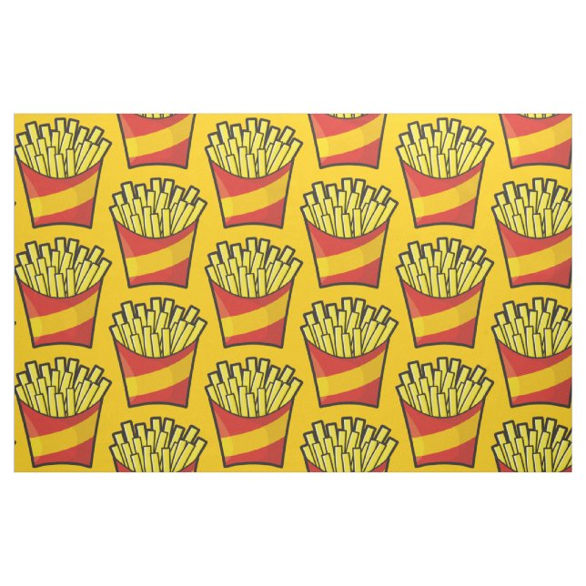 French Fries Stoff (Fat Quarter (45,7 x 55,9 cm))