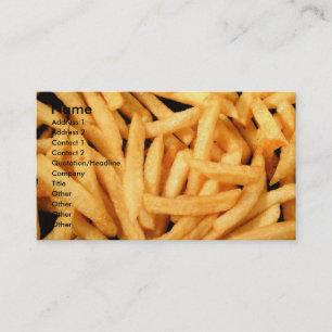 French Fries Visitenkarte