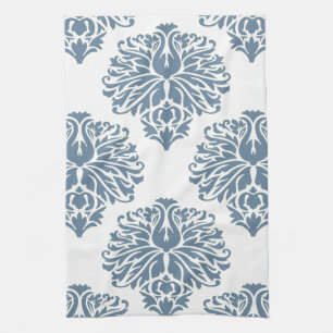 French Gray Elegant Damask Handtuch