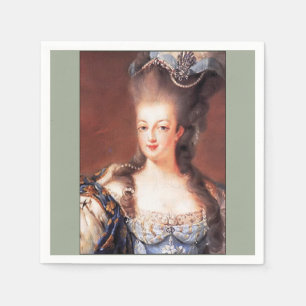 French Gray Marie Antoinette Paper Napkins Serviette