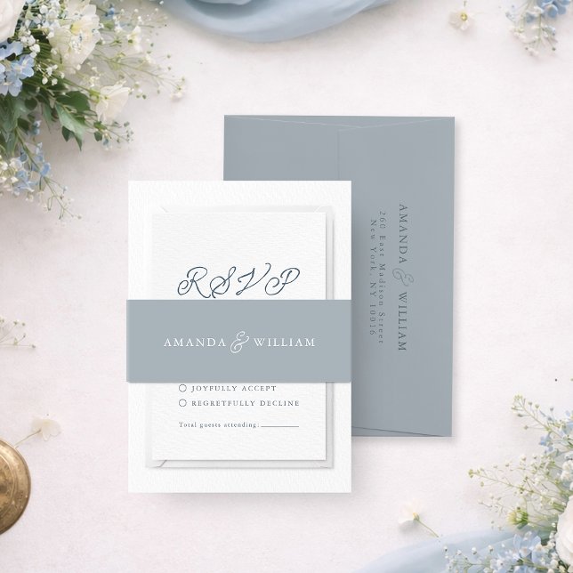 French Grey Wedding Belly Band  (Von Creator hochgeladen)