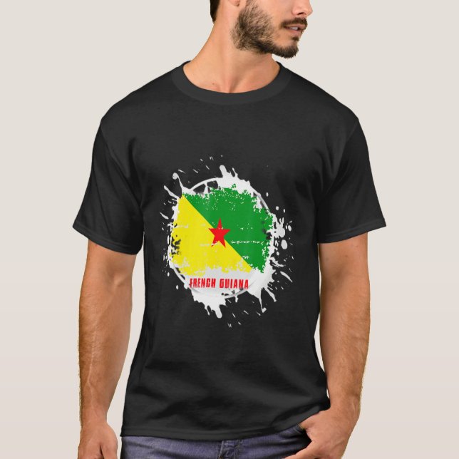 French Guiana Splash T-Shirt (Vorderseite)