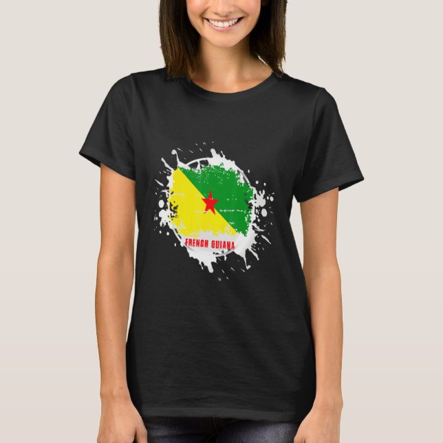 French Guiana Splash T-Shirt (Vorderseite)