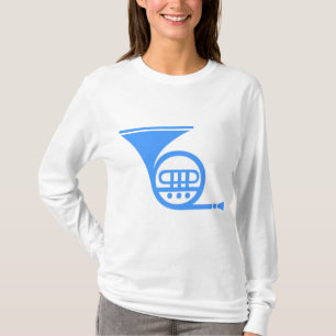 French Horn - Baby Blue T-Shirt