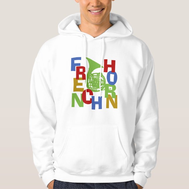 French Horn Scramble Hoodie (Vorderseite)