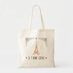 French I Love Coffee Bag Tragetasche