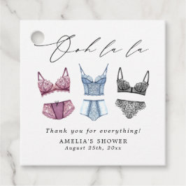 French Lace Lingerie Brautparty Geschenkanhänger