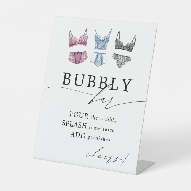 French Lace Lingerie Sockelschild (Vorderseite)