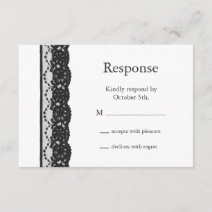French Lace UAWG (weiß) RSVP Karte