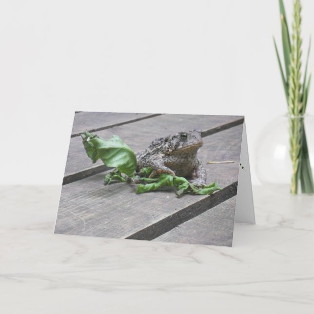 "French Lake Toad" Osterkarte Karte (Vorderseite)