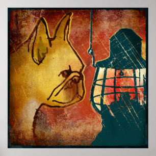 French Lantern Poster