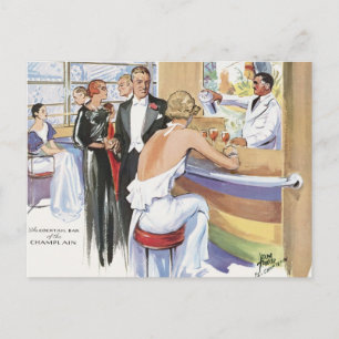 French Line Die sanfte Kunst des zivilisierten Leb Postkarte
