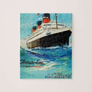 French Line ~ ss Paris Puzzle