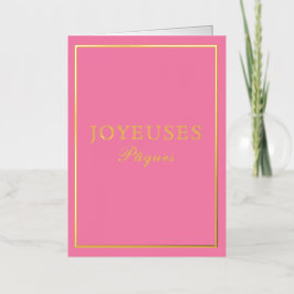 French Macaron Joyeux Paques Pink