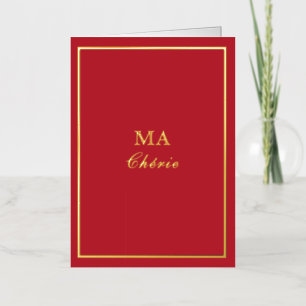 French Macaron Ma Cherie Bright Red