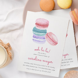 French Macarons 16 . Geburtstag Party Einladung