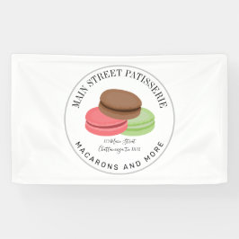 French Macarons Food Business Restaurant Banner