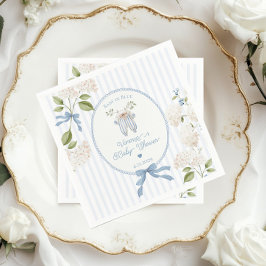 French Nursery Baby Shower Coquette Clothesline Serviette