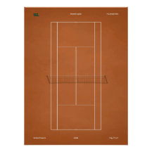 French Open Sand-Tennisplatz