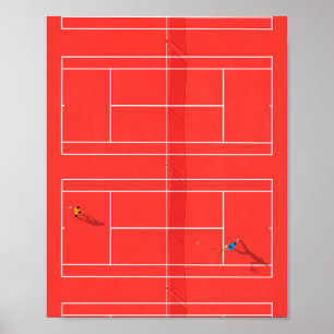 French Open Tennis Grand Slam Poster