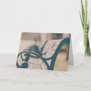 French Park Bench Karte