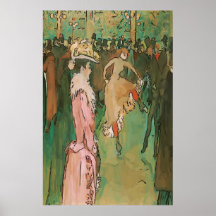 French Quarter Tänzer Poster