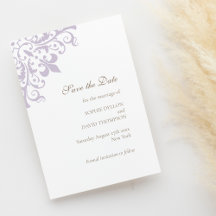 French Regency Lila Lilie Pattern Wedding