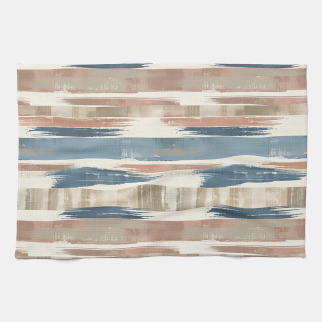 French Retro Brush Stripe Kitchen Towels Geschirrtuch (Horizontal)