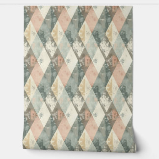 French Retro Harlequin Tapete