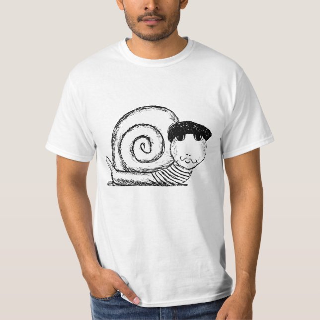 French Snail Escargot T-Shirt (Vorderseite)