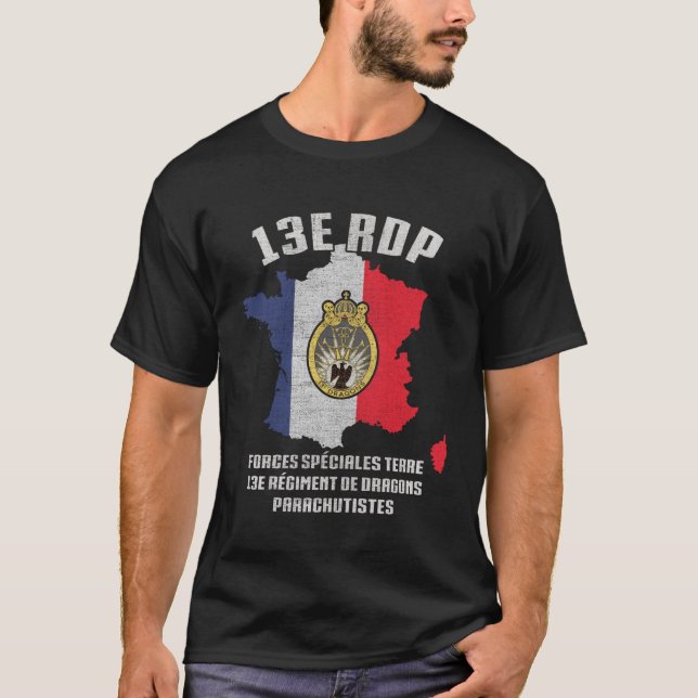 French Special Force RDP Parachute Dragoon Regimen T-Shirt (Vorderseite)