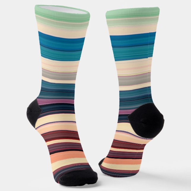 French-Stripes-Socken Socken (Gewinkelt)