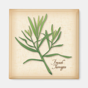 French Tarragon Herb Magnet