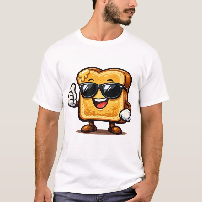 French Toast mit Daumen Hoch T-Shirt (Vorderseite)