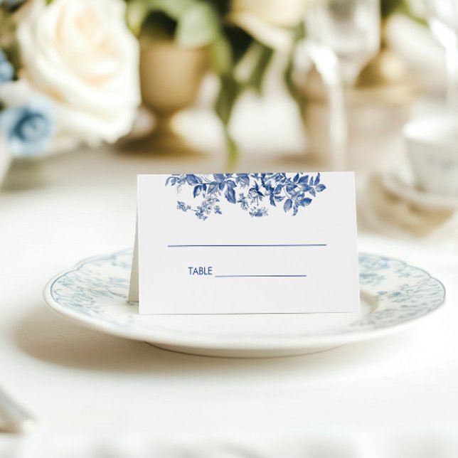 French Toile Wedding Table Name Platzkarte (French Toile Wedding Table Name Place Card)