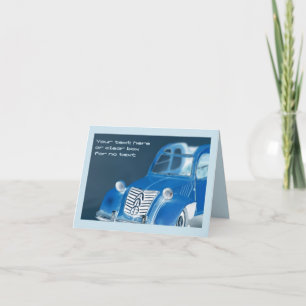 French vintage classic car, Mitbewohner Fotoumkehr Karte