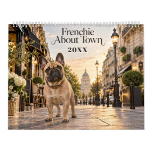 Frenchie About Town Stadtleben Kalender