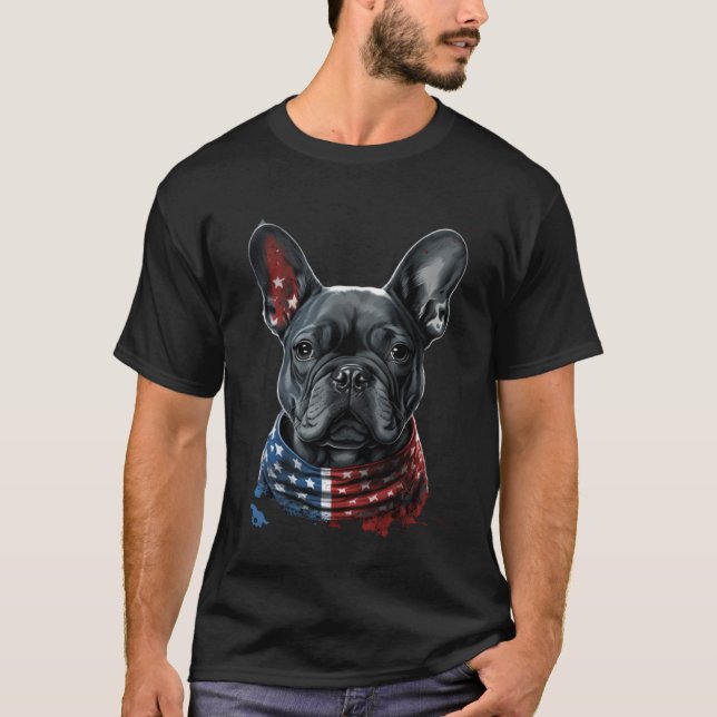 Frenchie American T-Shirt (Vorderseite)