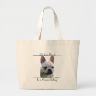 Frenchie Best Friend 2 Jumbo Stoffbeutel