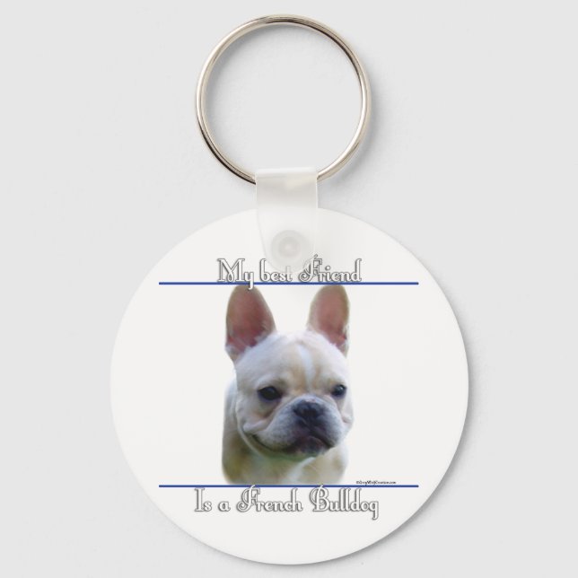 Frenchie Best Friend Schlüsselanhänger (Vorderseite)